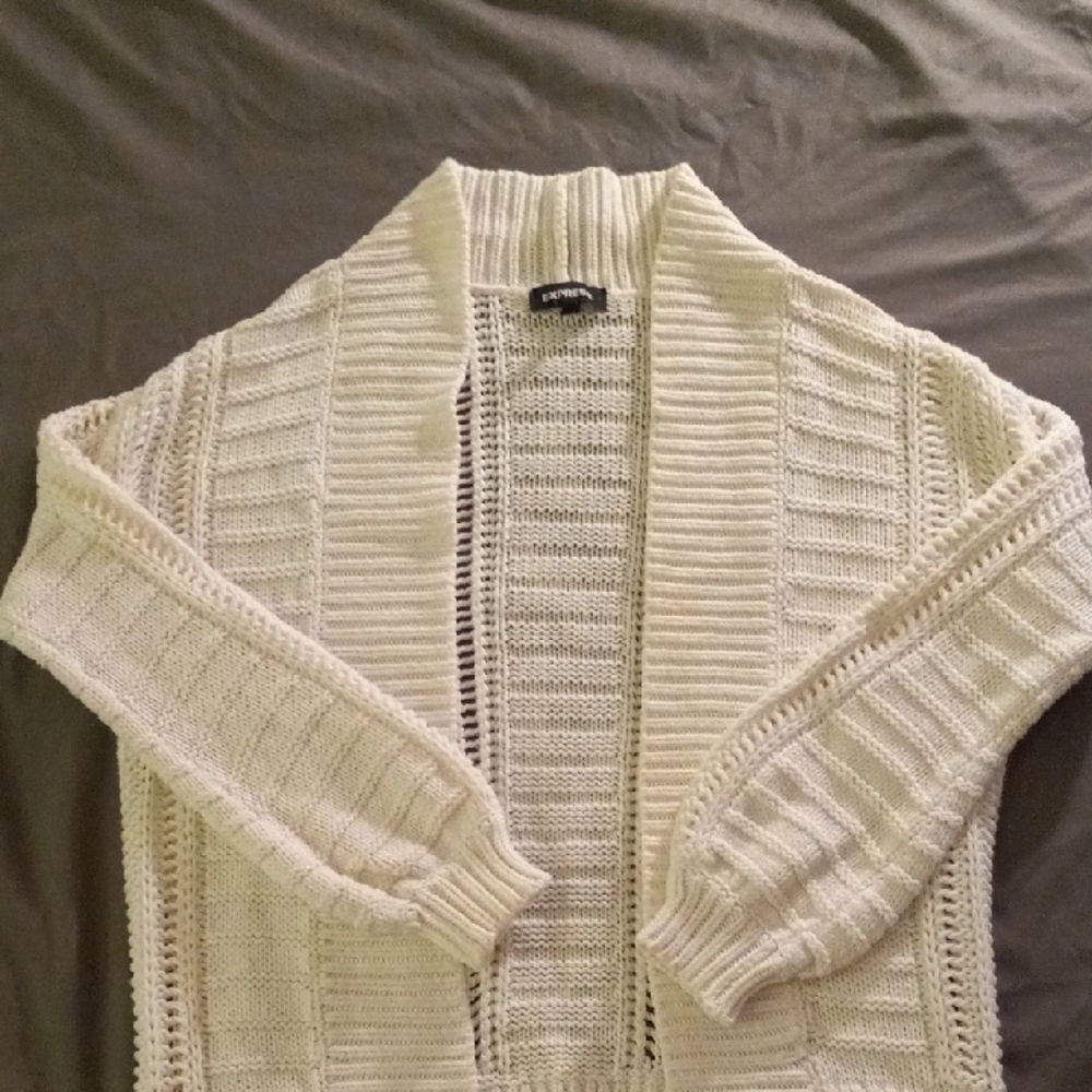 Express Ivory Knit Sweater
